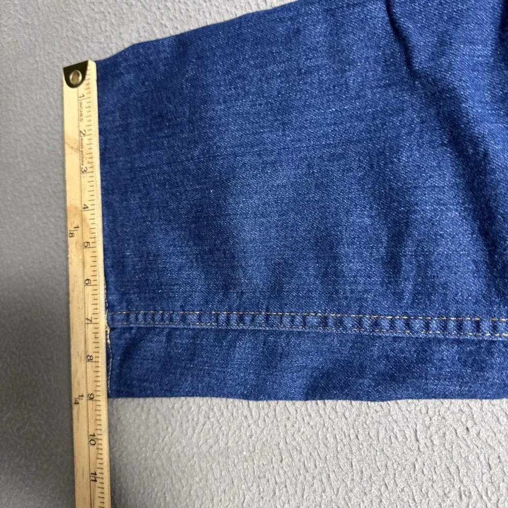 Vintage Levis Movin On Jeans Womens 26x28‎ Bootcut Talon Zipper Rare Dark Denim